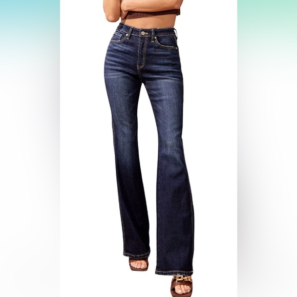 Denim - KanCan women’s high rise flare dark jeans size 29
